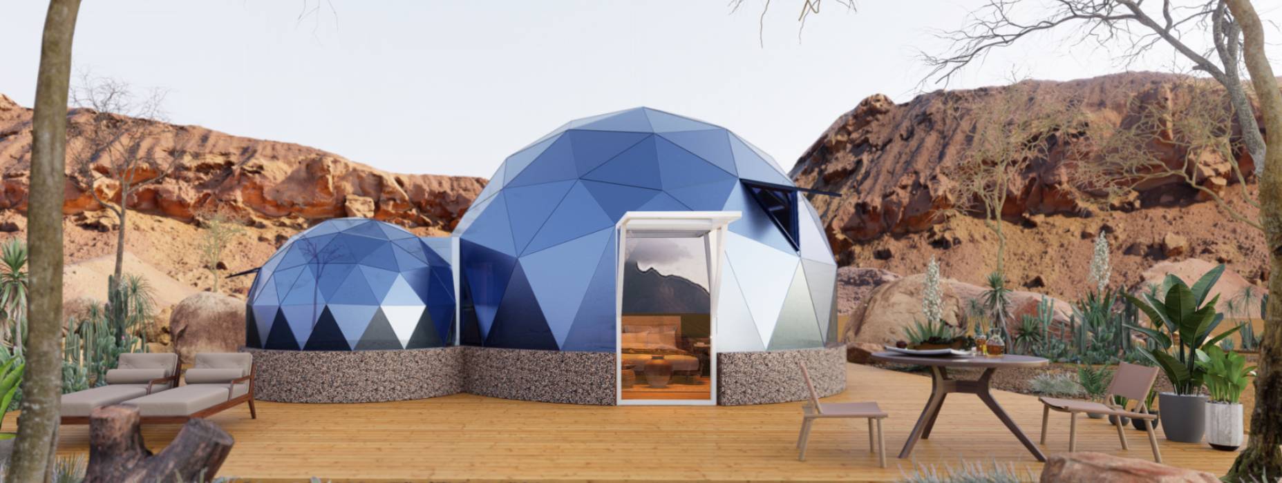 渝中区球形智能光伏玻璃星空房